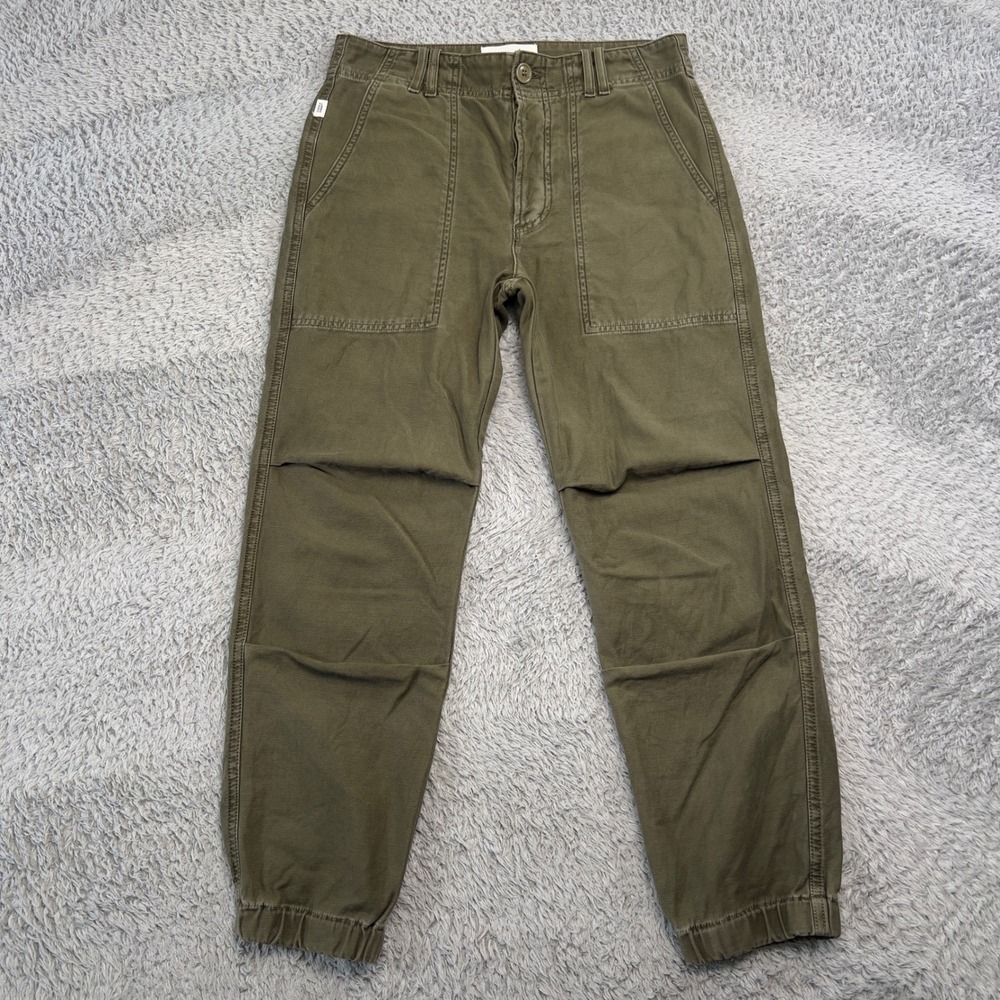 Citizens of Humanity Agni Pant Women 25 Surplus Olive Green Twill Utility Jogger